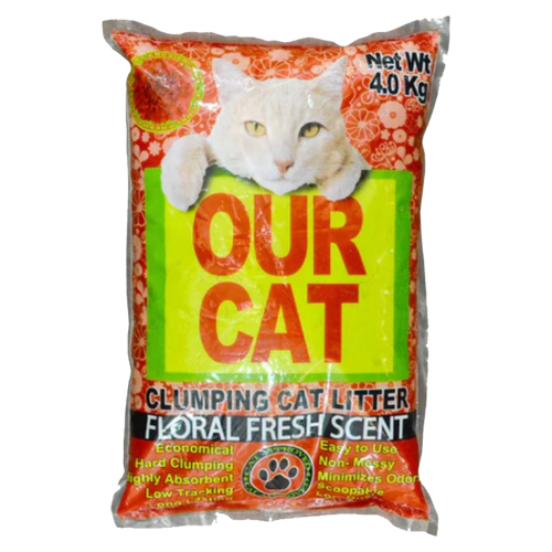Our Cat Clumping Litter Floral Fresh | 4kg