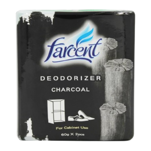 Farcent Shoe Cabinet Deodorizer Charcoal  | 60g 2pcs